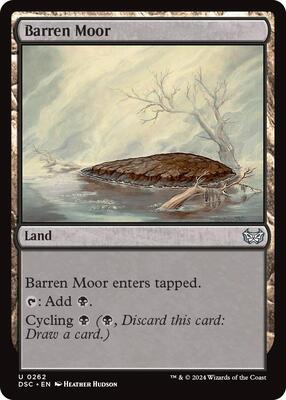 Barren Moor card from Commander: Duskmourn: House of Horror