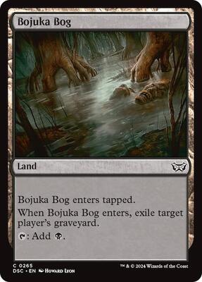 Bojuka Bog card from Commander: Duskmourn: House of Horror