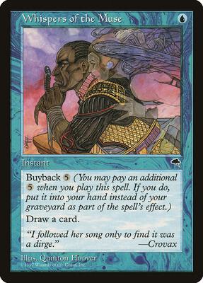 Whispers of the Muse card from Tempest
