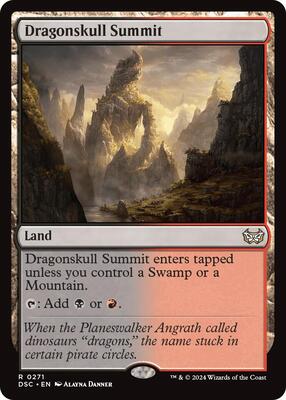 Dragonskull Summit card from Commander: Duskmourn: House of Horror