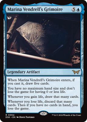 Marina Vendrell's Grimoire card from Duskmourn: House of Horror