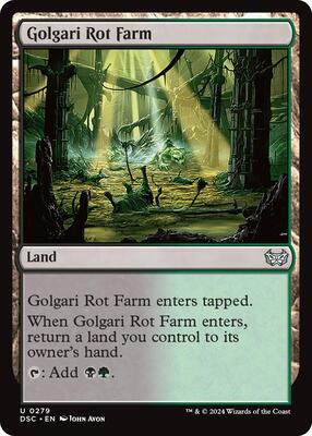 Golgari Rot Farm card from Commander: Duskmourn: House of Horror