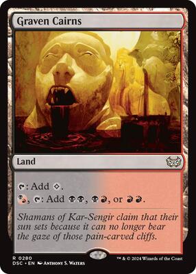 Graven Cairns card from Commander: Duskmourn: House of Horror