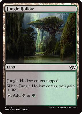 Jungle Hollow card from Commander: Duskmourn: House of Horror