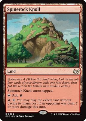 Spinerock Knoll card from Commander: Duskmourn: House of Horror
