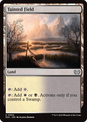 Tainted Field card from Commander: Duskmourn: House of Horror