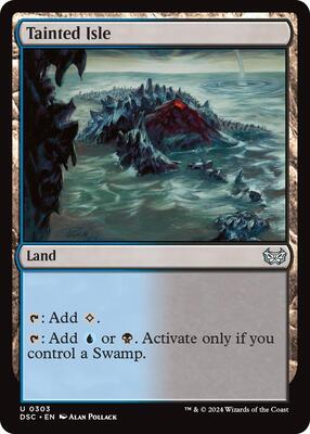 Tainted Isle card from Commander: Duskmourn: House of Horror