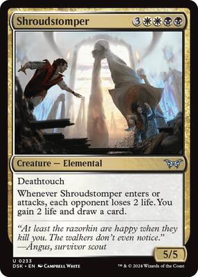Shroudstomper card from Duskmourn: House of Horror