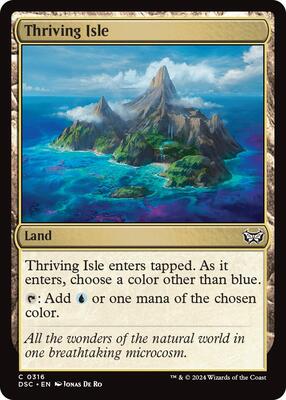 Thriving Isle card from Commander: Duskmourn: House of Horror