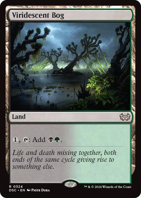 Viridescent Bog card from Commander: Duskmourn: House of Horror