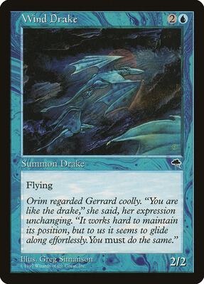 Wind Drake card from Tempest