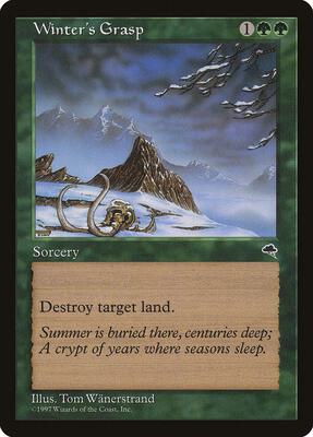 Winter's Grasp card from Tempest