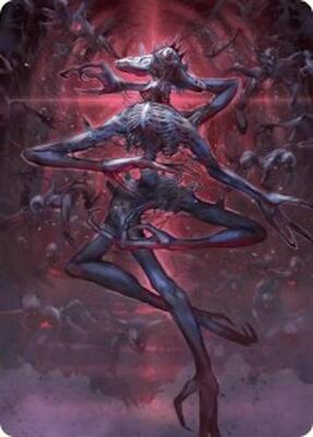Overlord of the Balemurk Art Card card from Art Series: Duskmourn: House of Horror