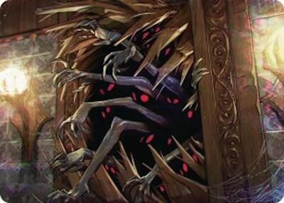 Withering Torment Art Card card from Art Series: Duskmourn: House of Horror