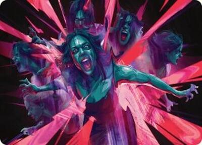 Waltz of Rage Art Card card from Art Series: Duskmourn: House of Horror