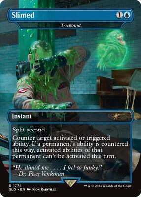 Slimed - Trickbind card from Secret Lair Drop Series