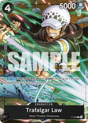 Trafalgar Law - P-038 (CS 2024 Event Pack) card from One Piece Promotion Cards