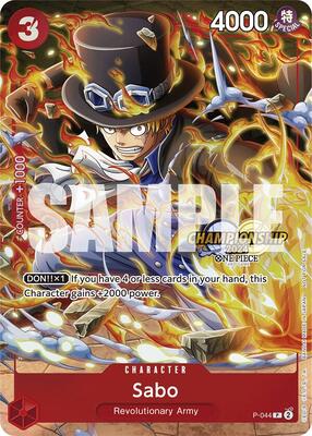 Sabo (CS 2024 Event Pack) card from One Piece Promotion Cards