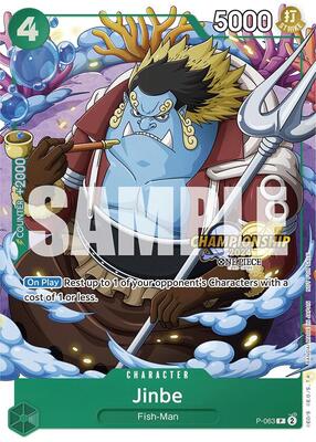 Jinbe (CS 2024 Event Pack) card from One Piece Promotion Cards