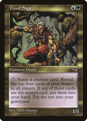 Wood Sage card from Tempest