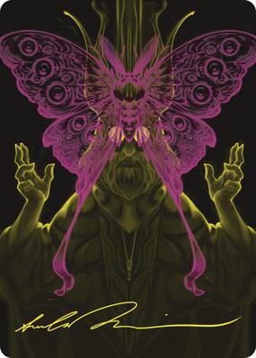 Victor, Valgavoth's Seneschal Art Card (44/54) (Gold-Stamped Signature) card from Art Series: Duskmourn: House of Horror