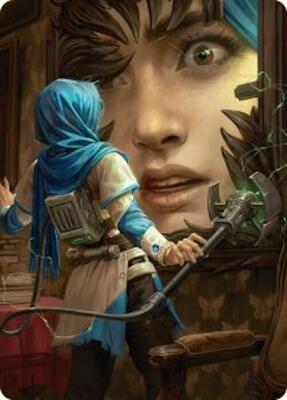 Reality Is Mine to Control Art Card card from Art Series: Duskmourn: House of Horror