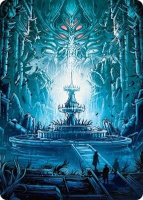 Island Art Card card from Art Series: Duskmourn: House of Horror