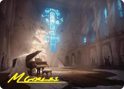 Plains Art Card (Gold-Stamped Signature) card from Art Series: Duskmourn: House of Horror