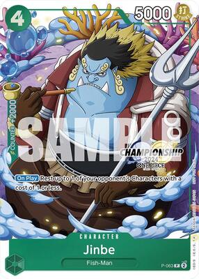 Jinbe (CS 2024 Event Pack Finalist) card from One Piece Promotion Cards