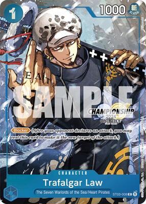 Trafalgar Law - ST03-008 (CS 2024 Event Pack Finalist) card from One Piece Promotion Cards