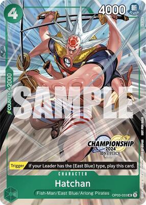 Hatchan (CS 2024 Celebration Pack) card from One Piece Promotion Cards