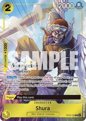 Shura (CS 2024 Celebration Pack) card from One Piece Promotion Cards