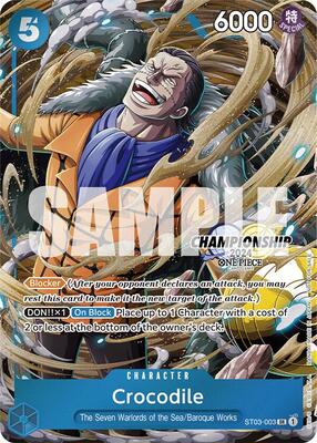 Crocodile (CS 2024 Celebration Pack) card from One Piece Promotion Cards