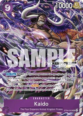 Kaido (CS 2024 Celebration Pack) card from One Piece Promotion Cards
