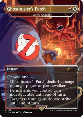 Ghostbuster's Patch - Boros Charm card from Secret Lair Drop Series