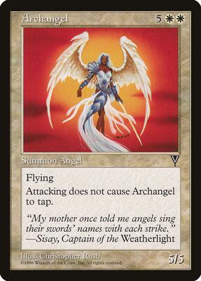 Archangel card from Visions