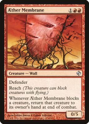 Aether Membrane card from Duel Decks: Venser vs. Koth