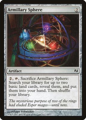 Armillary Sphere card from Duel Decks: Venser vs. Koth