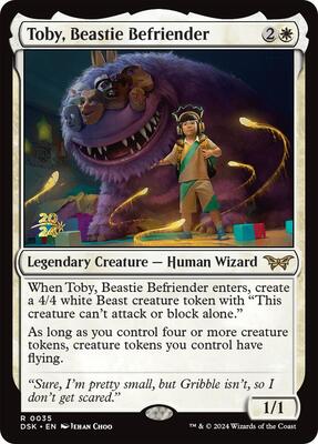 Toby, Beastie Befriender card from Prerelease Cards