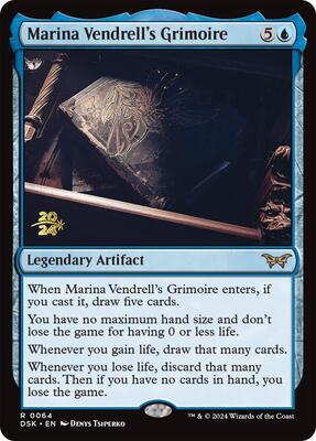 Marina Vendrell's Grimoire card from Prerelease Cards