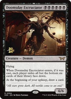 Doomsday Excruciator card from Prerelease Cards