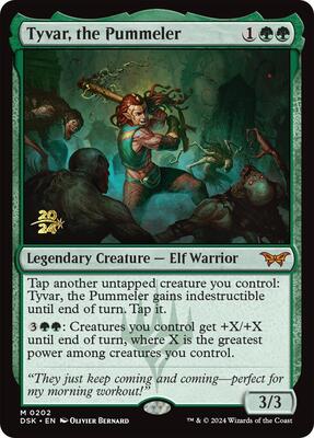Tyvar, the Pummeler card from Prerelease Cards