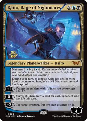 Kaito, Bane of Nightmares card from Prerelease Cards