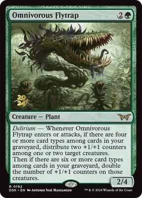 Omnivorous Flytrap card from Prerelease Cards