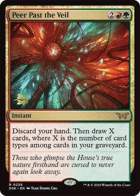 Peer Past the Veil card from Prerelease Cards