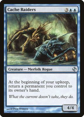 Cache Raiders card from Duel Decks: Venser vs. Koth