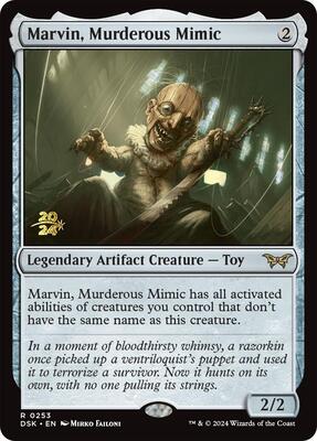 Marvin, Murderous Mimic card from Prerelease Cards