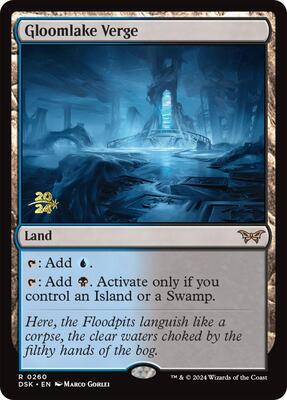 Gloomlake Verge card from Prerelease Cards