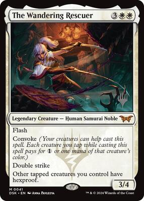 The Wandering Rescuer card from Promo Pack: Duskmourn: House of Horror