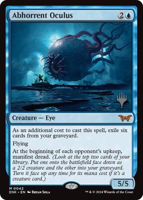 Abhorrent Oculus card from Promo Pack: Duskmourn: House of Horror